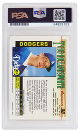 Todd Hollandsworth Signed Dodgers 1993 Bowman Baseball Rookie Card #98 w/NL ROY 96 - (PSA Encapsulated)