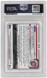 Ed Howard Signed Chicago Cubs 2020 Topps Bowman Chrome Baseball Rookie Card #BD-98 - (PSA/DNA Encapsulated)