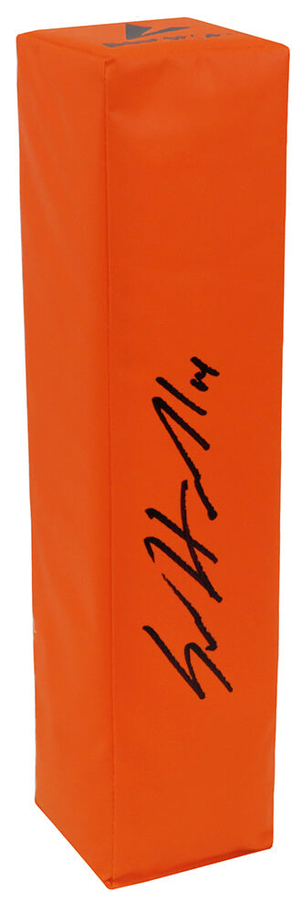 Sam Howell Signed BSN Orange Football Endzone Pylon