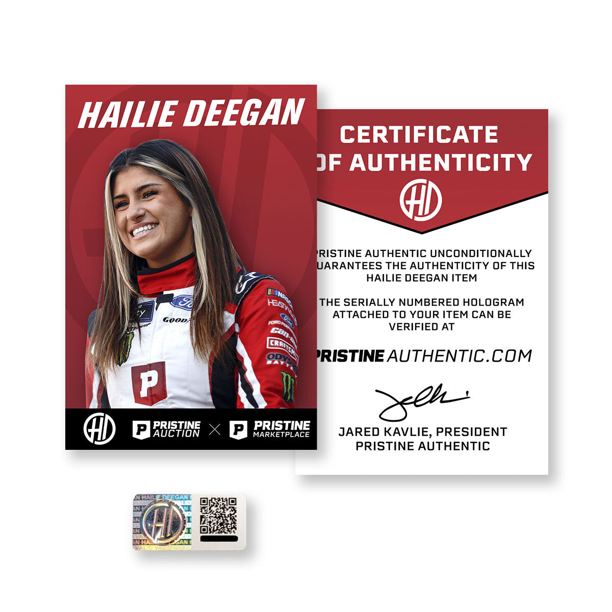 Hailie Deegan Signed 2024 NASCAR Xfinity Debut 20x30 Gallery Wrapped Photo on SpeedCanvas (Deegan COA)