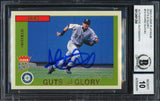 Ichiro Suzuki Autographed 2003 Fleer Platinum Guts and Glory Card #14 Seattle Mariners Auto Grade 10 Beckett BAS #12491254