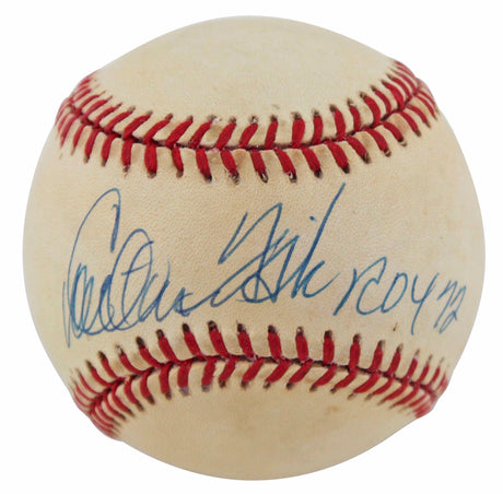 White Sox Carlton Fisk "ROY 72" Authentic Signed Budig Oal Baseball BAS #BN06136