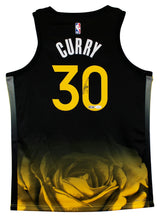 Warriors Stephen Curry Authentic Signed Black Nike Rose City Edition Jersey JSA