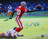 49ers Jerry Rice Authentic Signed 16x20 Horizontal Photo Vs Rams Fanatics