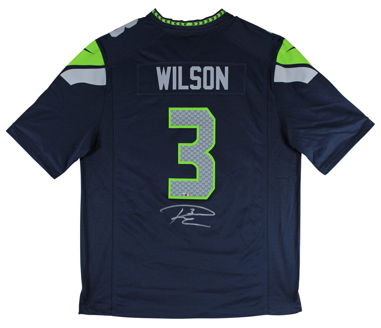 Seahawks Russell Wilson Authentic Signed Navy Blue Nike Jersey Fanatics