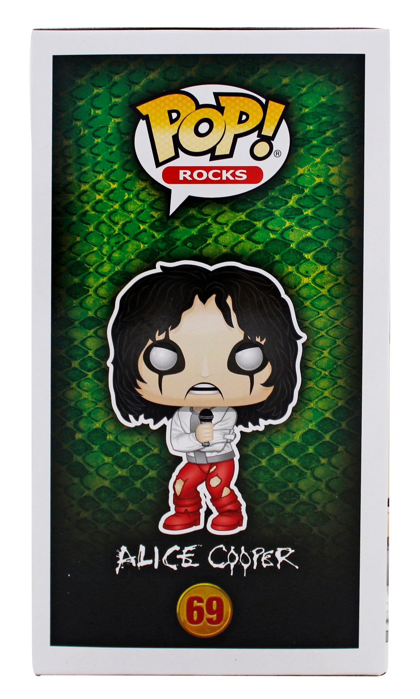 Alice Cooper "Billion Dollar Baby" Signed #69 Funko Pop Vinyl Figure BAS Witness