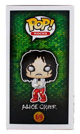 Alice Cooper "Billion Dollar Baby" Signed #69 Funko Pop Vinyl Figure BAS Witness