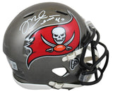 Buccaneers Mike Alstott Authentic Signed Speed Mini Helmet BAS Witnessed