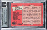 Dolphins Dwight Stephenson "HOF 98" Signed 1987 Topps #242 Card BAS Slabbed