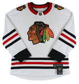 Chevy Chase & Randy Quaid Signed Fanatics Blackhawks White Jersey BAS Witnessed