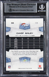 Broncos Champ Bailey Authentic Signed 2008 Score #93 Card BAS Slabbed