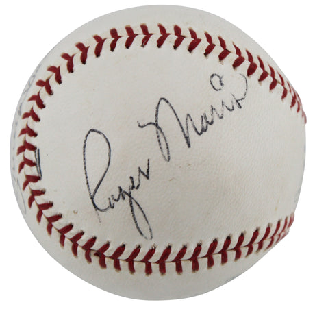 Yankees Mickey Mantle & Roger Maris Authentic Signed Oal Baseball JSA #Y25347