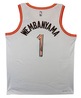 Spurs Victor Wembanyama Authentic Signed White Nike City Edition Jersey Fanatics