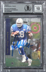 Colts Marshall Faulk Authentic Signed 1994 SP #3 Rookie Card Auto 10 BAS Slabbed