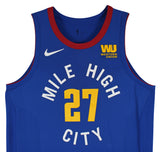 Nuggets Jamal Murray November 9, 2018 Game Used Blue Nike Jersey