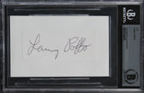 "Leaping" Lanny Poffo Deceased Signed 1.5x3.75 Cut Signature BAS Slabbed