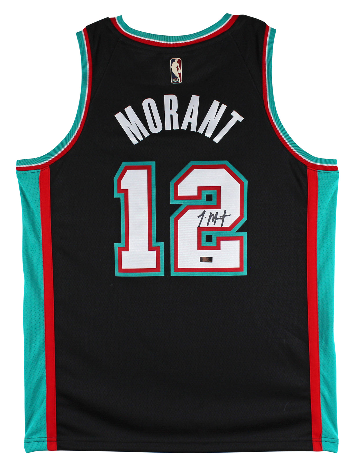 Grizzlies Ja Morant Authentic Signed Black Nike Swingman Jersey Panini #PA64289