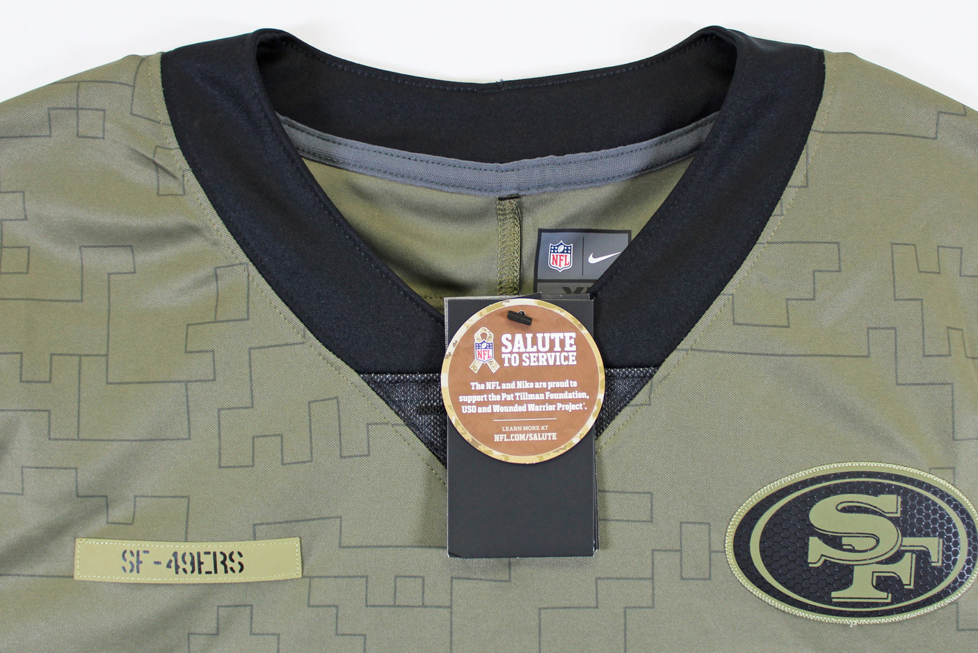 49ers Jerry Rice Signed 2021 Salute to Service Nike Limited Jersey Fanatics