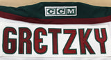 Coyotes Wayne Gretzky Signed CCM Doug Brewer Hand Painted Jersey JSA #YY53017