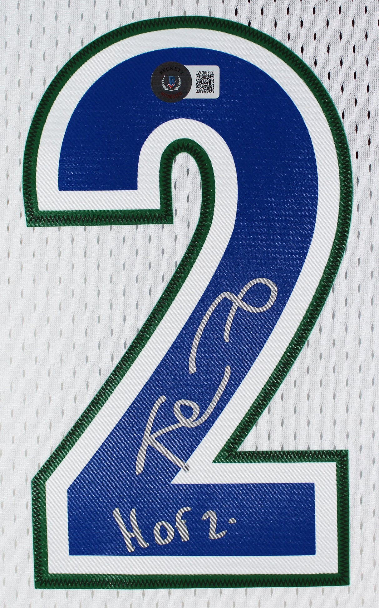 Timberwolves Kevin Garnett "HOF 2020" Signed White M&N HWC Jersey BAS Witnessed