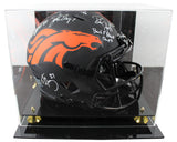 Broncos (4) Elway, Sharpe +2 Signed Eclipse F/S Speed Proline Helmet W/ Case BAS