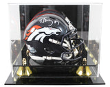 Broncos Ed McCaffrey Authentic Signed Speed Mini Helmet W/ Case BAS Witnessed