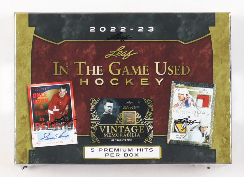 2022-23 Leaf In The Game Used Hockey