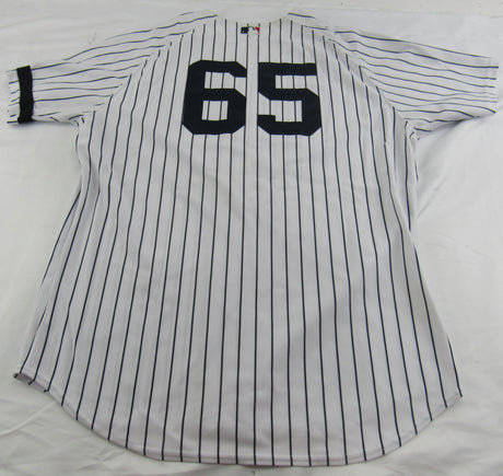 Philip Hughes Game Used Yankees Jersey w/ GMS Patch Steiner Hologram