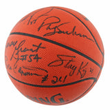 1991-92 Bulls (13) Jordan, Pippen, Jackson Signed Official NBA Basketball JSA