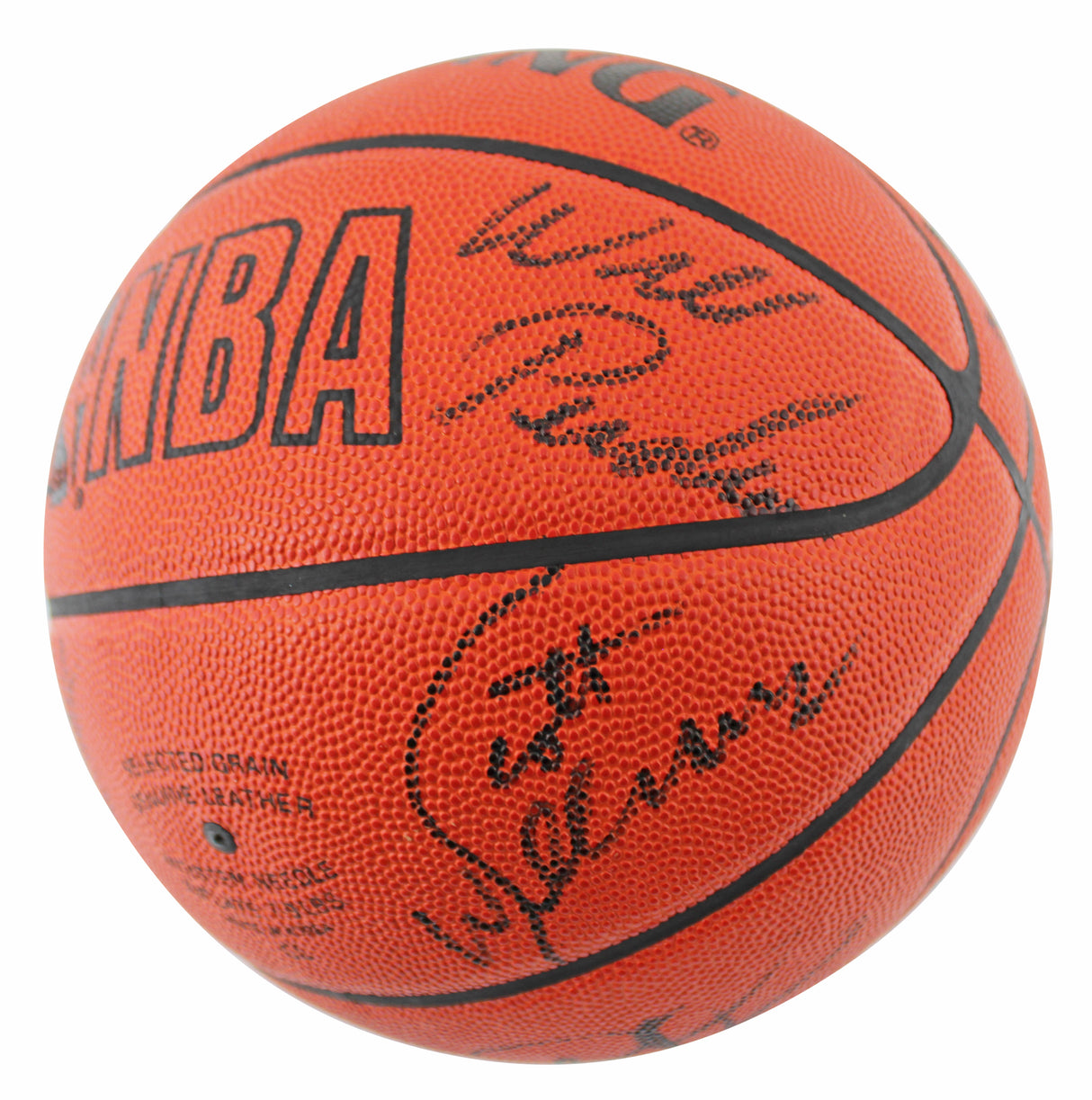 1991-92 Bulls (13) Jordan, Pippen, Jackson Signed Official NBA Basketball JSA