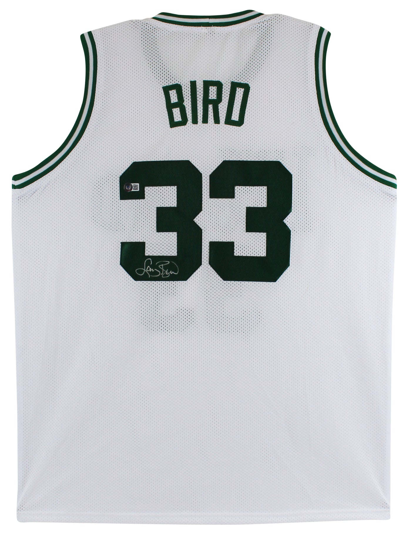 Larry Bird Authentic Signed White Pro Style Jersey Autographed BAS