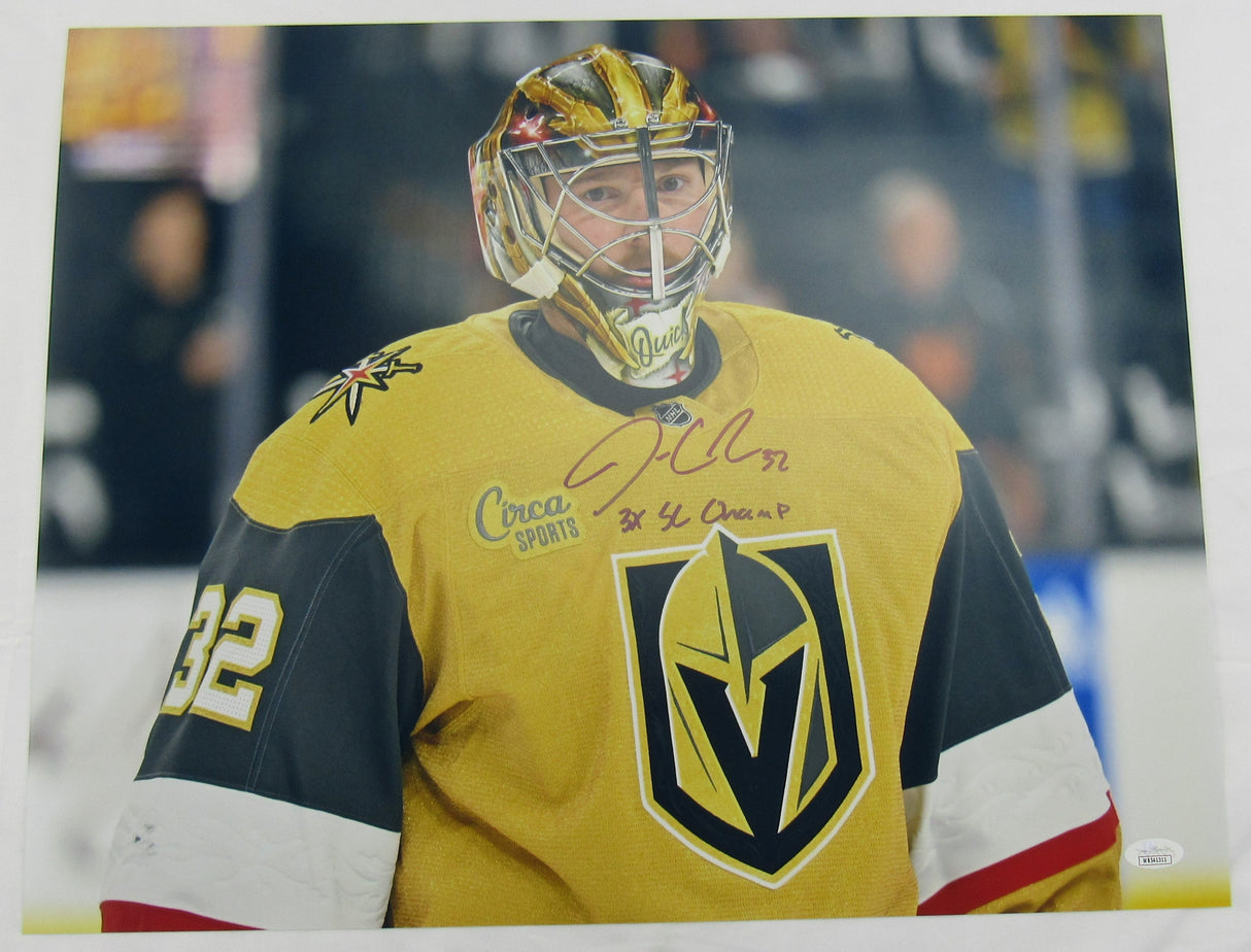 Jonathan Quick Signed Auto Autograph 16x20 w/ Insc Photo JSA Witnessed