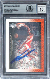 Hawks Dominique Wilkins Signed 2000 UD Century Legends #52 Card Auto 10 BAS Slab