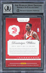 Hawks Dominique Wilkins Authentic Signed 2012 Elite #189 Card Auto 10! BAS Slab