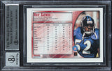 Ravens Ray Lewis Signed 1998 Bowman Chrome #172 Card Auto Graded 10! BAS Slabbed