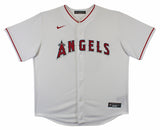 Angels Mike Trout War Machine Authentic Signed White Nike Jersey MLB #YP610298