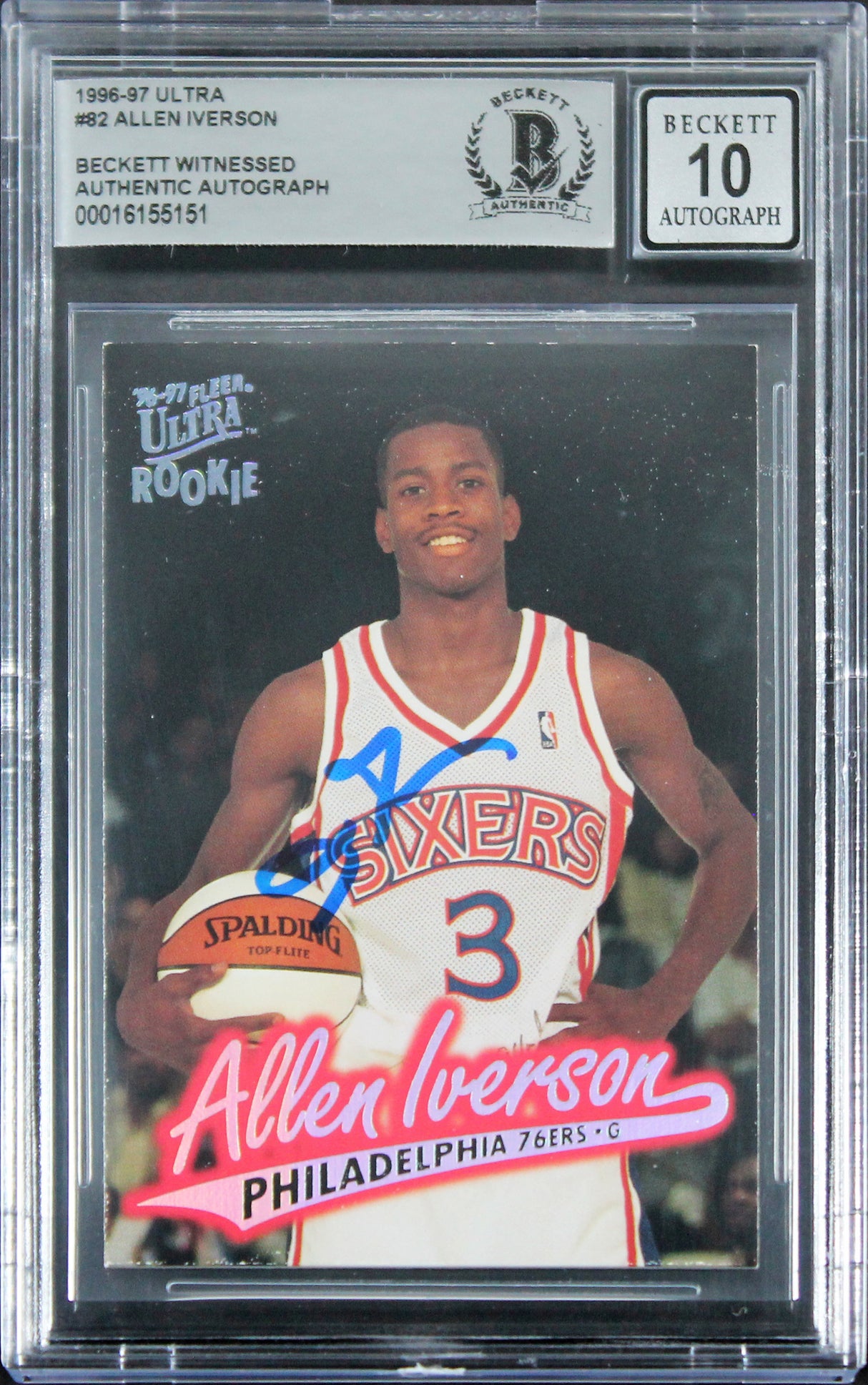 Hawks Dominique Wilkins Authentic Signed 1994 Upper Deck USA #74 Card BAS Slab