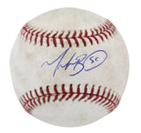 Dodgers Mookie Betts Signed 9/3/23 LAD vs ATL Game Used Oml Baseball PSA & MLB