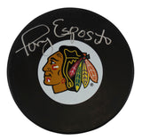 Blackhawks Tony Esposito Authentic Signed Official NHL Hockey Puck BAS #BN06121