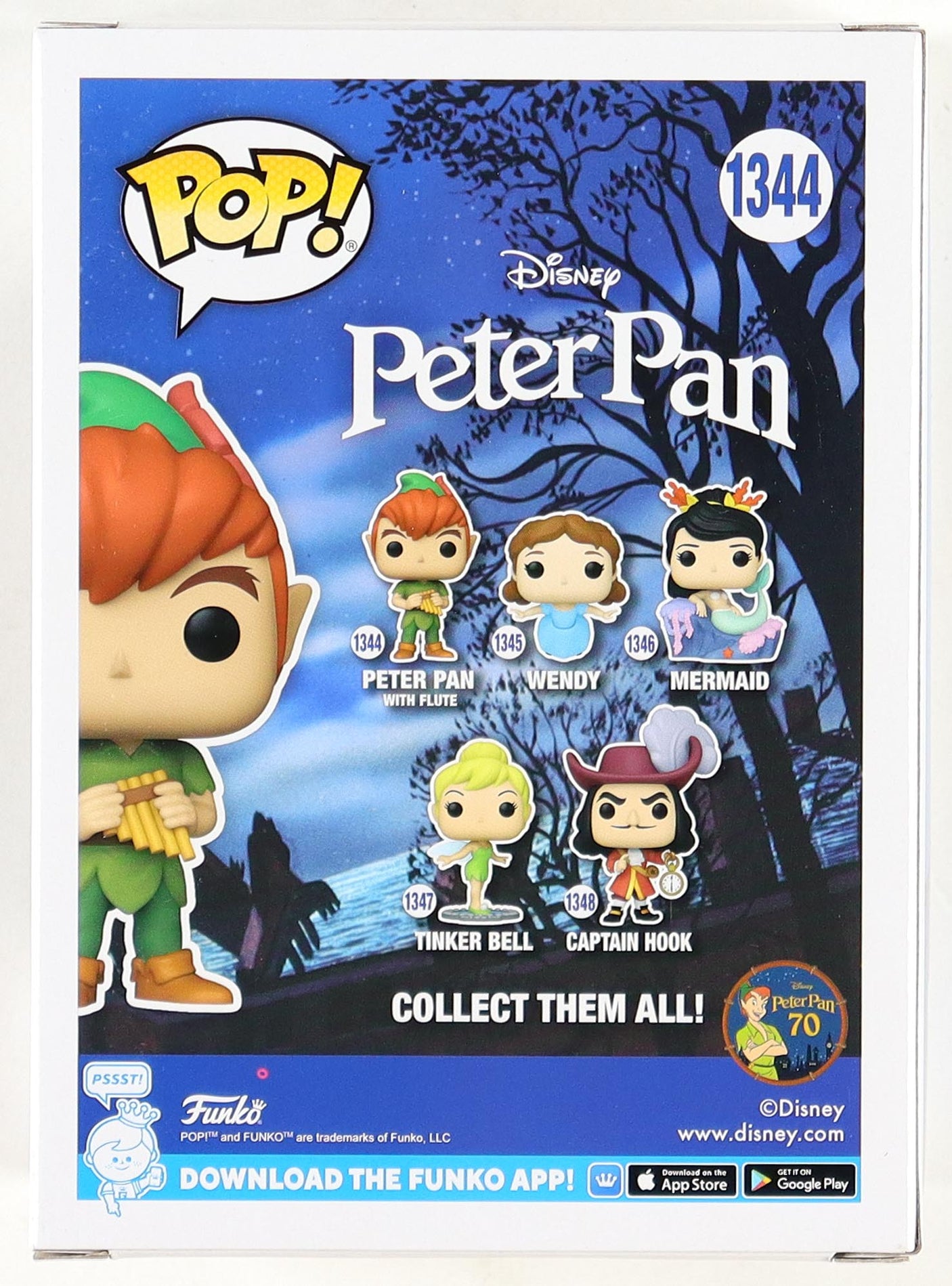 Blayne Weaver Signed "Peter Pan" #1344 Funko Pop! Vinyl Figure Inscribed "Peter Pan" (JSA)