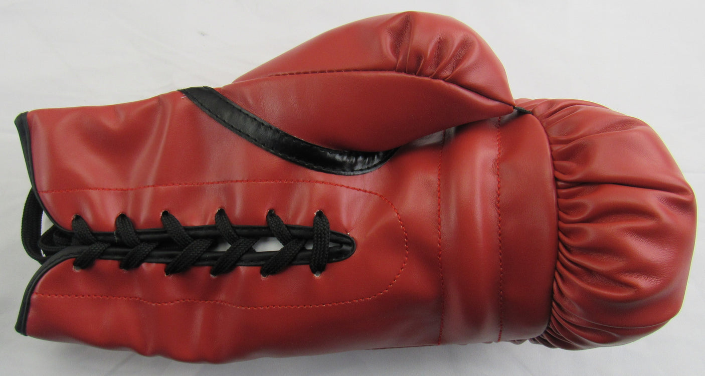 Mike Tyson Signed Auto Autograph Everlast Red Left Boxing Glove JSA COA