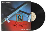 Alice Cooper Signed Special Forces Album Cover W/ Vinyl BAS Witnessed #1W793723