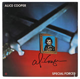 Alice Cooper Signed Special Forces Album Cover W/ Vinyl BAS Witnessed #1W793723