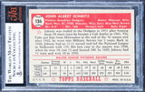 Dodgers Johnny Schmitz 1952 Topps #136 Card Graded Excellent 5 BGS Slabbed