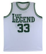 Larry Bird Authentic Signed White Pro Style Jersey Autographed BAS