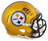 Steelers Najee Harris Signed Flash Speed Mini Helmet W/ Case Fanatics COA