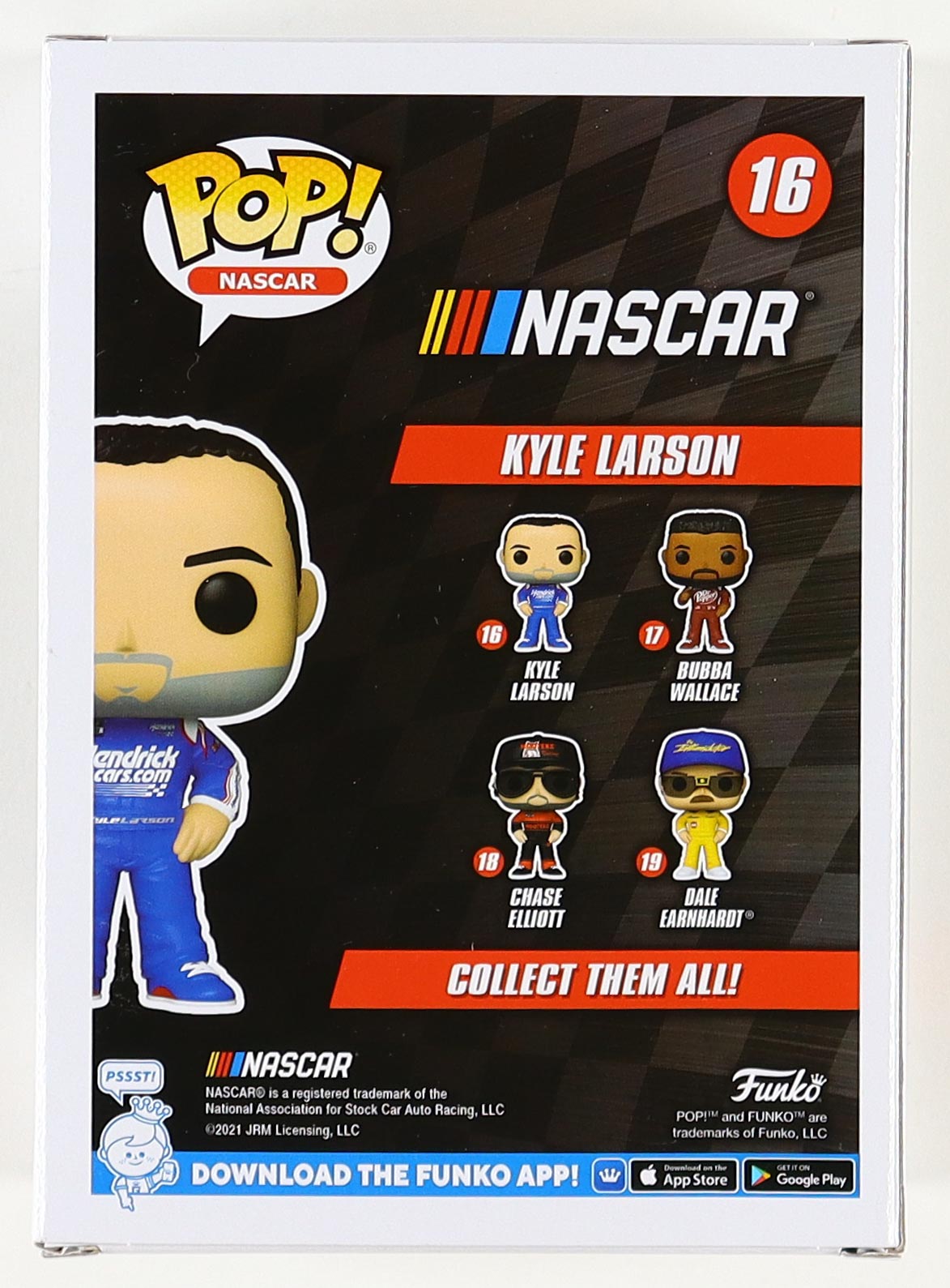 Kyle Larson Signed #16 Funko outlet POP! Vinyl Figure • COA - SEALED