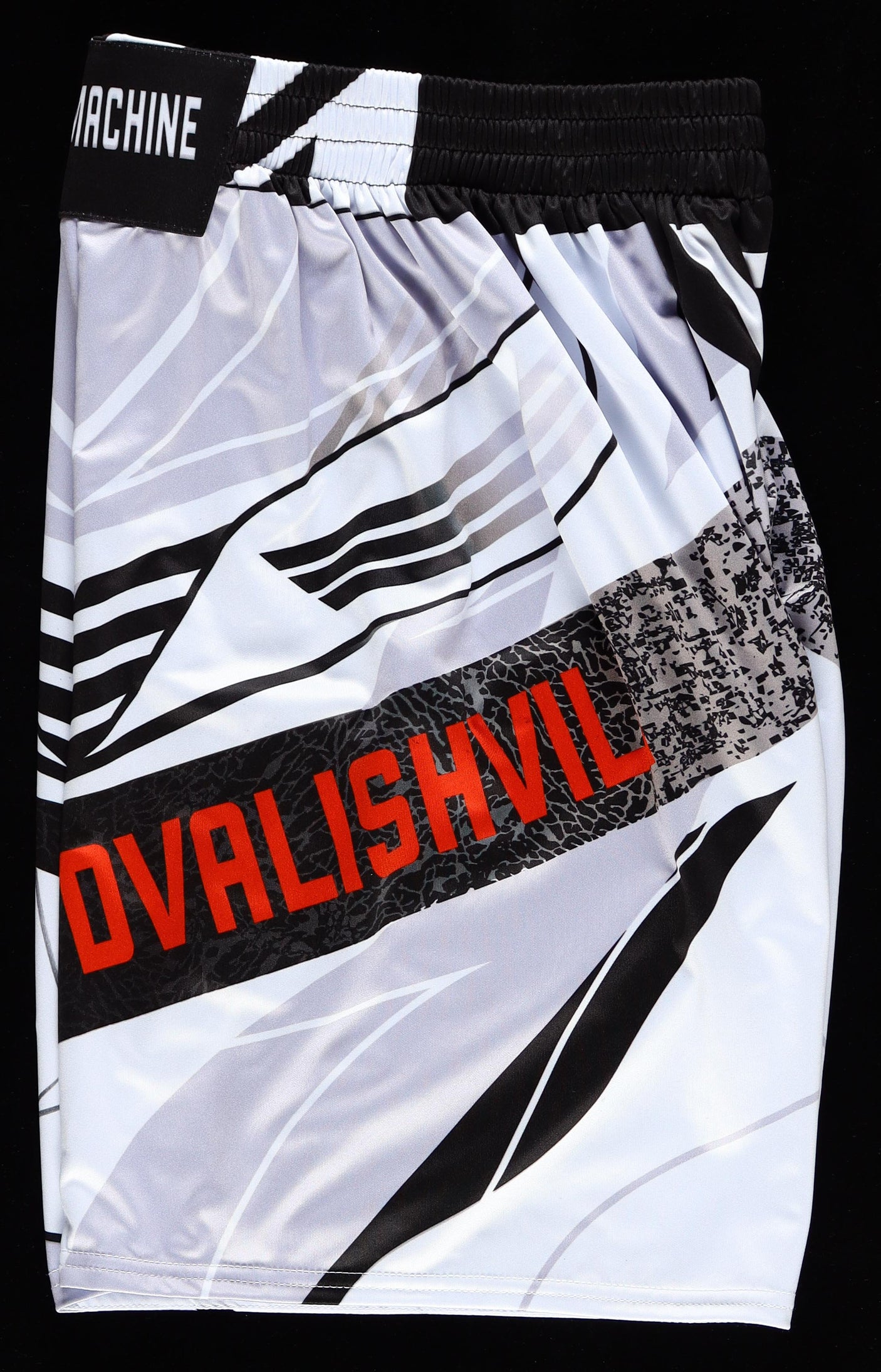 Merab Dvalishvili "The Machine" Signed Custom Fight Shorts (Beckett)