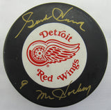 Gordie Howe Signed Auto Autograph Hockey Puck w/ HOF Insc JSA AX04592