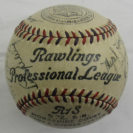 Babe Ruth + 1934 New York Yankees Signed Rawlings Baseball JSA LOA YY79989